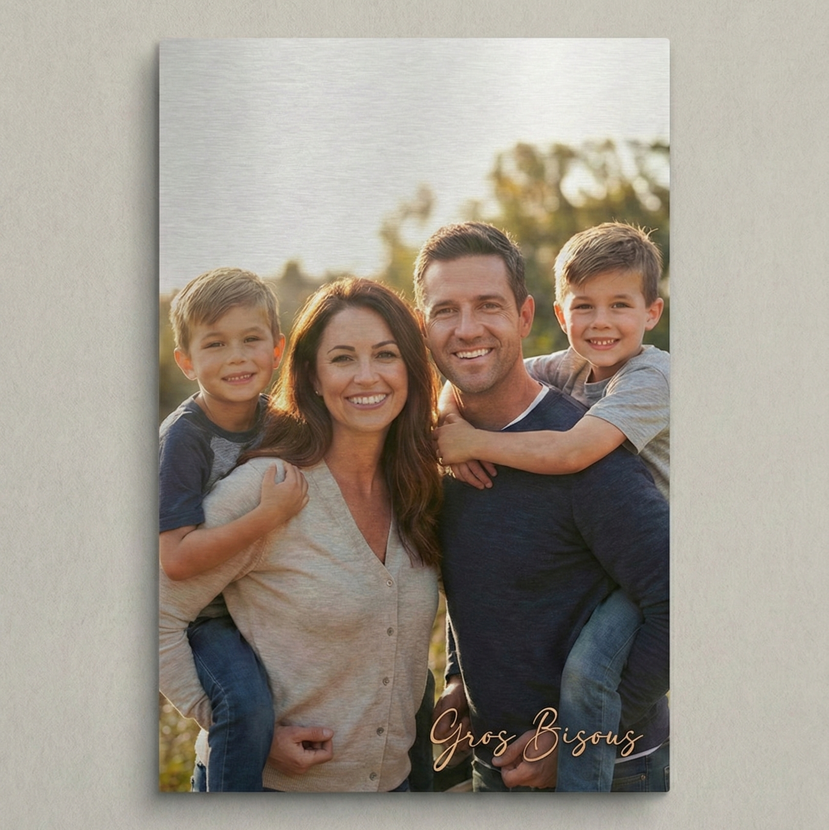 Photo aluminium personnalisable | L’Atelier Pressé